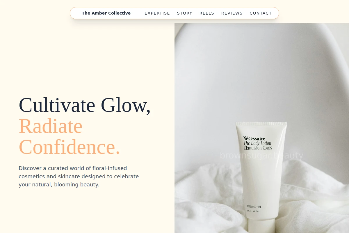 Floral Cosmetics Beauty Supply Store