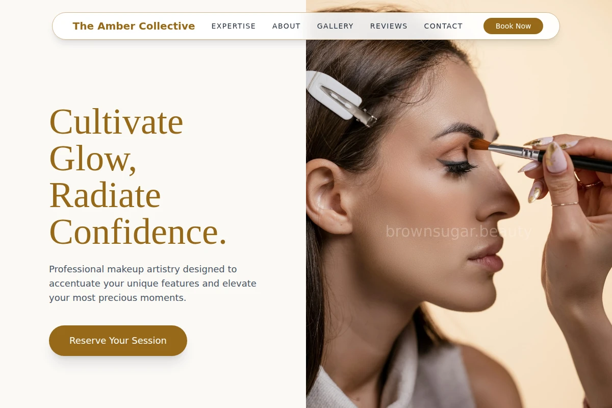 Taupe Makeup Artist