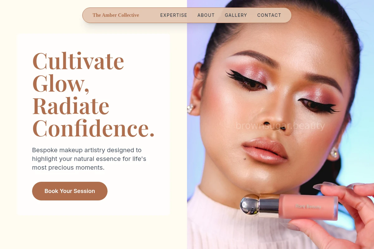Taupe Makeup Artist